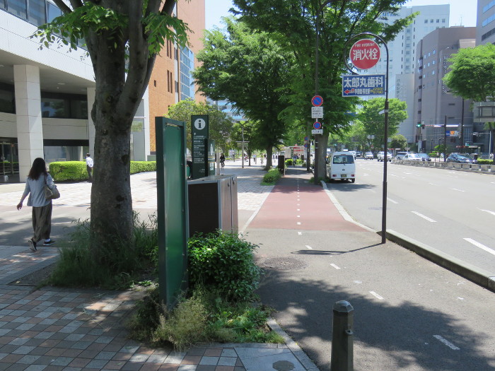 仙台駅２階から地下道→シャトルバス乗場へ１１